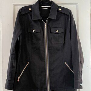 NWOT Kim Gravel Moto Military Jacket L